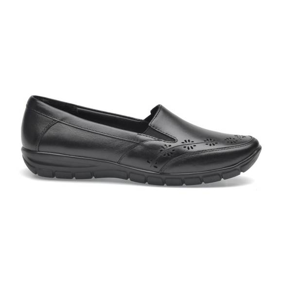 NEW PAZSTOR women's lambskin moccasin in black - Picture 3 of 4